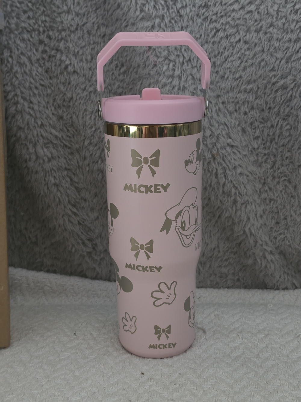 Disney Mickey & Friends Pink & Gold Limited Edition Quencher H2.0 FlowState - Picture 4 of 9
